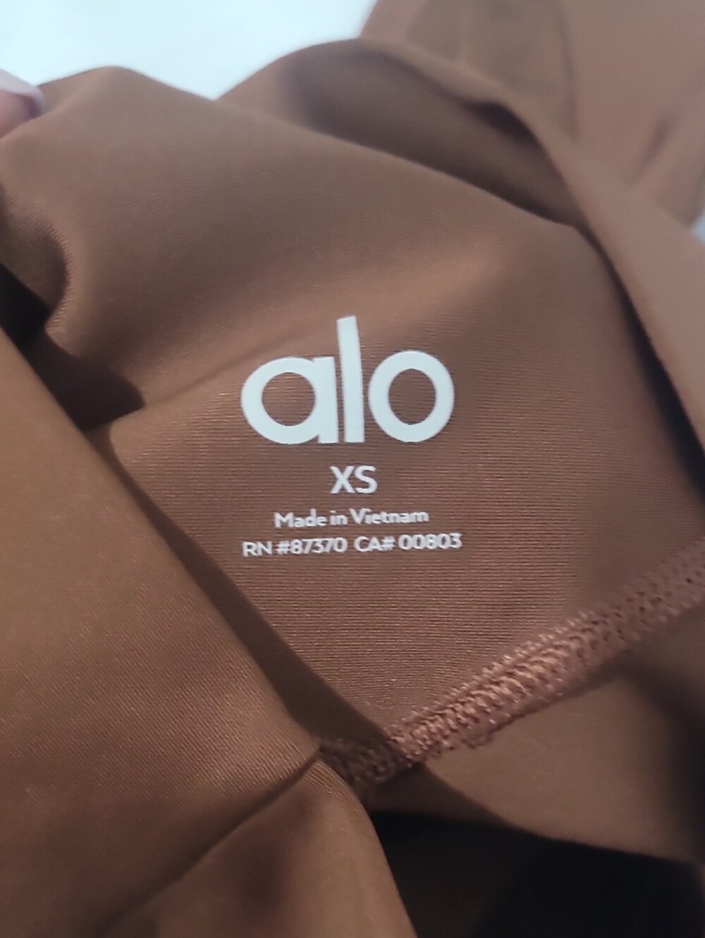 ALO Yoga💎 Brown Mesh-Panel Leggings - Picture 4 of 6